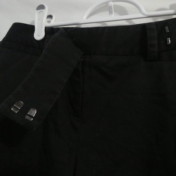 STYLE & CO PETITE Stretch | 6P | Casual Black Pants With Zip Bottom Sides | NWOT - Picture 8 of 16